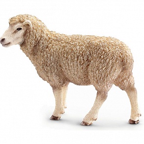 Фигурка – Овца, размер 8 х 6 х 5 см. (Schleich, 13743k)